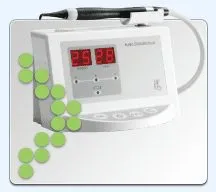 Digital dental monitor with green indicators
